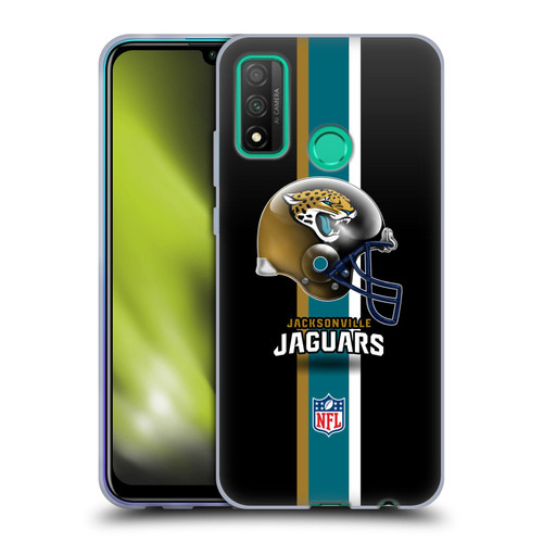 NFL Jacksonville Jaguars Logo Helmet Soft Gel Case for Huawei P Smart (2020)