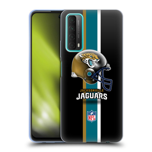 NFL Jacksonville Jaguars Logo Helmet Soft Gel Case for Huawei P Smart (2021)