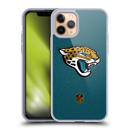 NFL Jacksonville Jaguars Logo Football Soft Gel Case for Apple iPhone 11 Pro