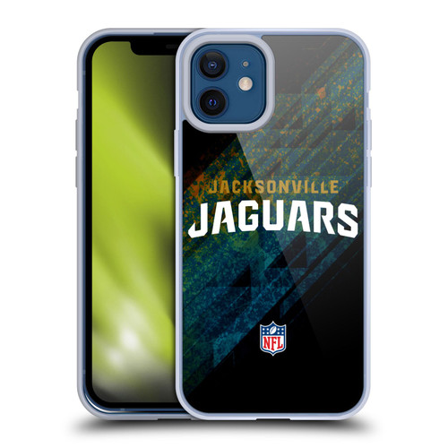 NFL Jacksonville Jaguars Logo Blur Soft Gel Case for Apple iPhone 12 / iPhone 12 Pro
