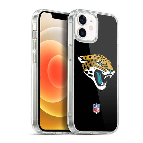 NFL Jacksonville Jaguars Logo Plain Soft Gel Case for Apple iPhone 12 / iPhone 12 Pro & MagSafe