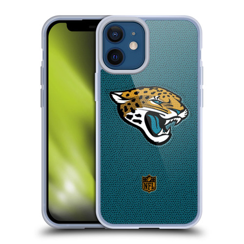 NFL Jacksonville Jaguars Logo Football Soft Gel Case for Apple iPhone 12 Mini