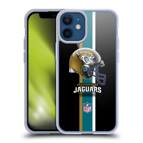 NFL Jacksonville Jaguars Logo Helmet Soft Gel Case for Apple iPhone 12 Mini