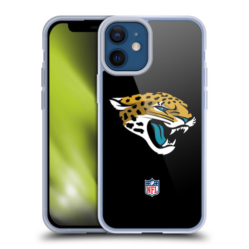 NFL Jacksonville Jaguars Logo Plain Soft Gel Case for Apple iPhone 12 Mini