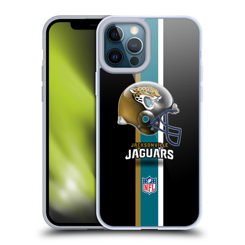 NFL Jacksonville Jaguars Logo Helmet Soft Gel Case for Apple iPhone 12 Pro Max