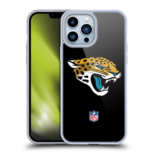 NFL Jacksonville Jaguars Logo Plain Soft Gel Case for Apple iPhone 13 Pro Max