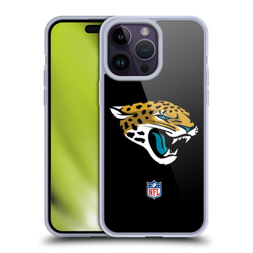 NFL Jacksonville Jaguars Logo Plain Soft Gel Case for Apple iPhone 14 Pro Max