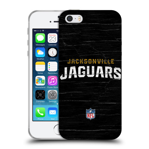 NFL Jacksonville Jaguars Logo Distressed Look Soft Gel Case for Apple iPhone 5 / 5s / iPhone SE 2016