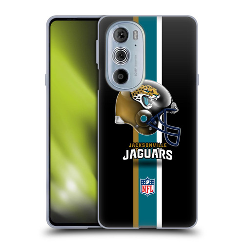 NFL Jacksonville Jaguars Logo Helmet Soft Gel Case for Motorola Edge X30