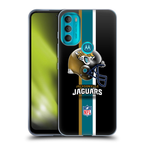 NFL Jacksonville Jaguars Logo Helmet Soft Gel Case for Motorola Moto G71 5G