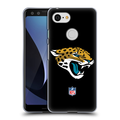 NFL Jacksonville Jaguars Logo Plain Soft Gel Case for Google Pixel 3