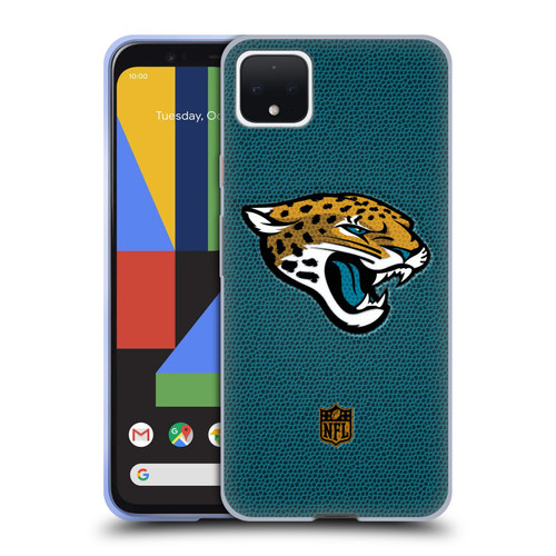 NFL Jacksonville Jaguars Logo Football Soft Gel Case for Google Pixel 4 XL
