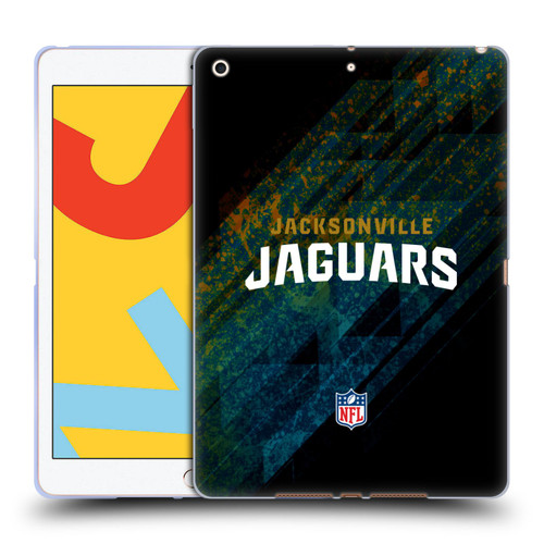 NFL Jacksonville Jaguars Logo Blur Soft Gel Case for Apple iPad 10.2 2019/2020/2021