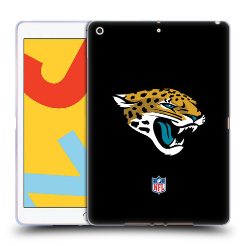 NFL Jacksonville Jaguars Logo Plain Soft Gel Case for Apple iPad 10.2 2019/2020/2021