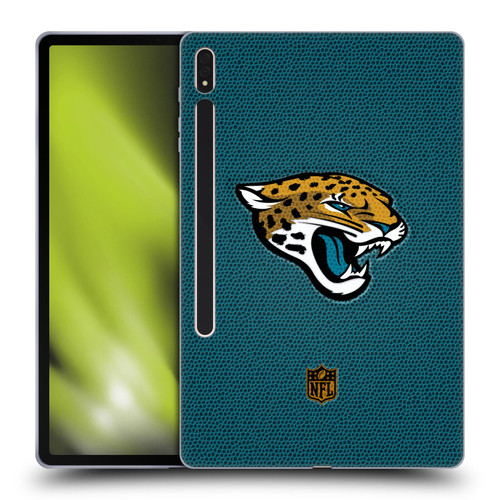 NFL Jacksonville Jaguars Logo Football Soft Gel Case for Samsung Galaxy Tab S8 Plus