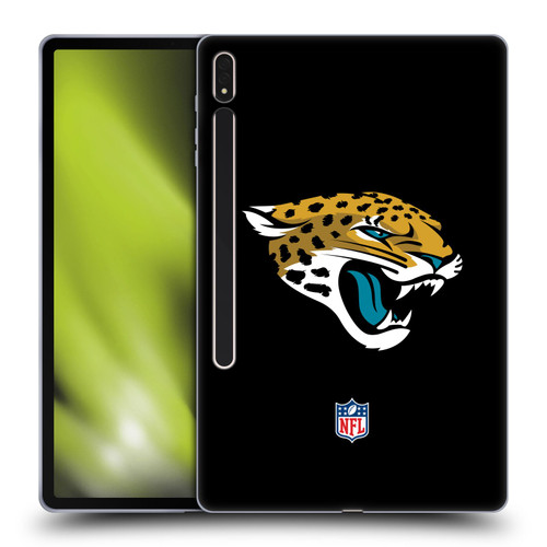NFL Jacksonville Jaguars Logo Plain Soft Gel Case for Samsung Galaxy Tab S8 Plus
