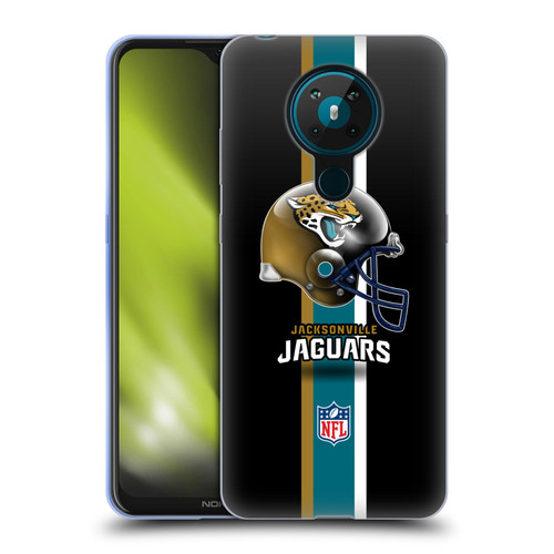NFL Jacksonville Jaguars Logo Helmet Soft Gel Case for Nokia 5.3