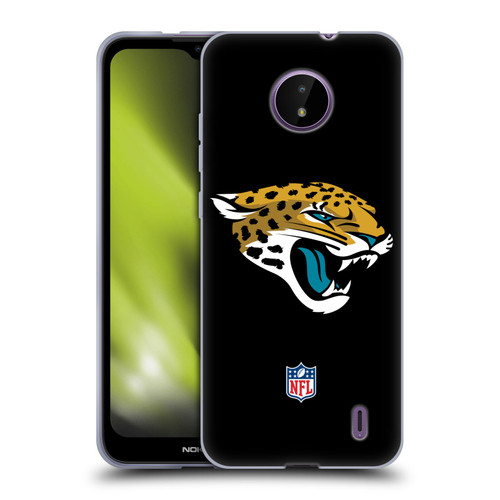 NFL Jacksonville Jaguars Logo Plain Soft Gel Case for Nokia C10 / C20