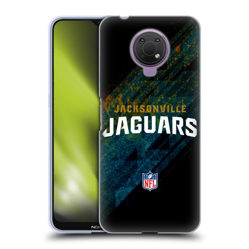 NFL Jacksonville Jaguars Logo Blur Soft Gel Case for Nokia G10