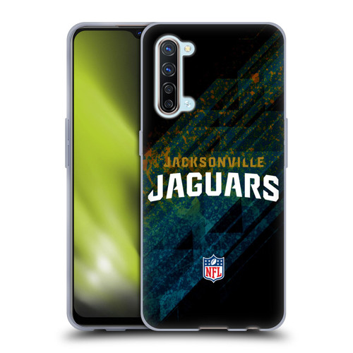NFL Jacksonville Jaguars Logo Blur Soft Gel Case for OPPO Find X2 Lite 5G