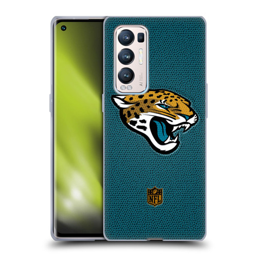 NFL Jacksonville Jaguars Logo Football Soft Gel Case for OPPO Find X3 Neo / Reno5 Pro+ 5G