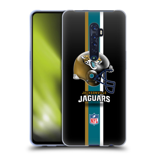 NFL Jacksonville Jaguars Logo Helmet Soft Gel Case for OPPO Reno 2