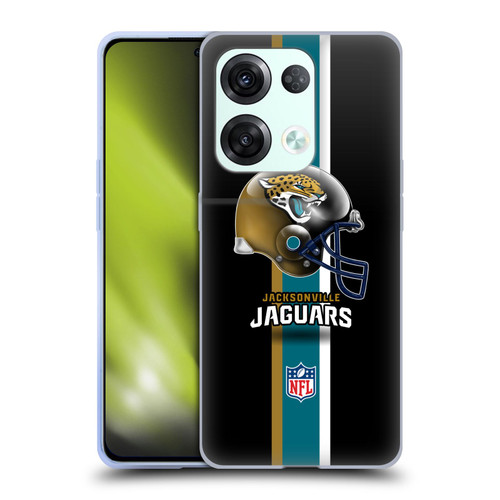 NFL Jacksonville Jaguars Logo Helmet Soft Gel Case for OPPO Reno8 Pro