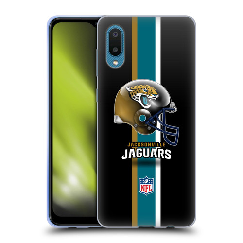 NFL Jacksonville Jaguars Logo Helmet Soft Gel Case for Samsung Galaxy A02/M02 (2021)