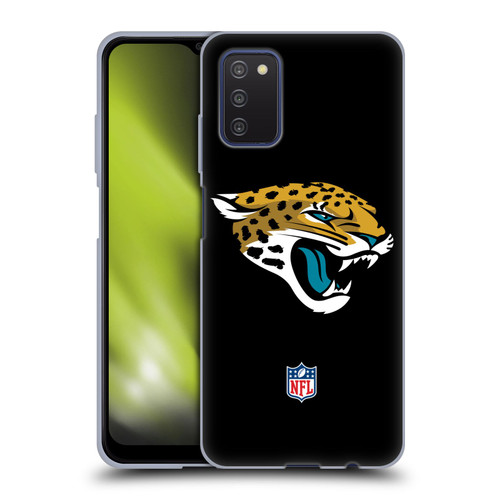 NFL Jacksonville Jaguars Logo Plain Soft Gel Case for Samsung Galaxy A03s (2021)