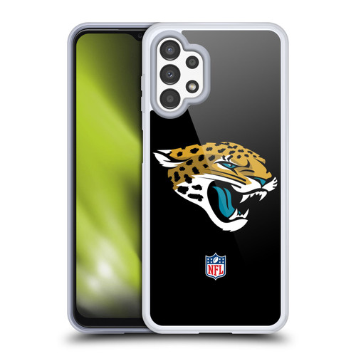 NFL Jacksonville Jaguars Logo Plain Soft Gel Case for Samsung Galaxy A13 (2022)