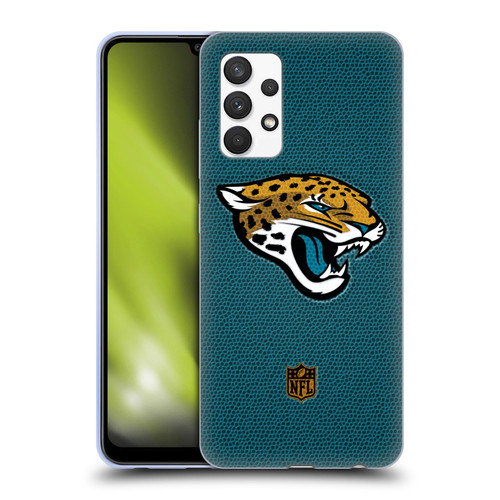 NFL Jacksonville Jaguars Logo Football Soft Gel Case for Samsung Galaxy A32 (2021)