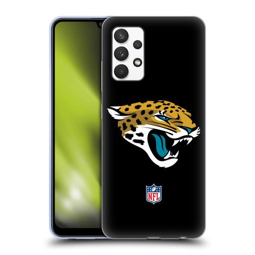 NFL Jacksonville Jaguars Logo Plain Soft Gel Case for Samsung Galaxy A32 (2021)