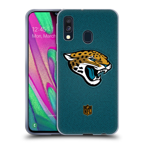 NFL Jacksonville Jaguars Logo Football Soft Gel Case for Samsung Galaxy A40 (2019)