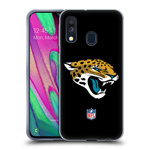 NFL Jacksonville Jaguars Logo Plain Soft Gel Case for Samsung Galaxy A40 (2019)