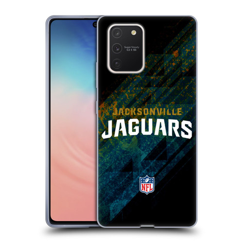 NFL Jacksonville Jaguars Logo Blur Soft Gel Case for Samsung Galaxy S10 Lite