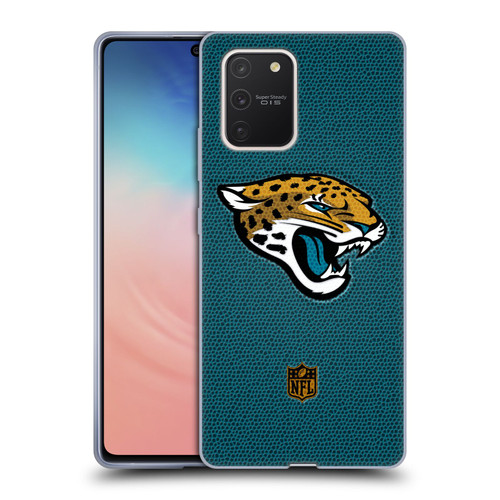 NFL Jacksonville Jaguars Logo Football Soft Gel Case for Samsung Galaxy S10 Lite