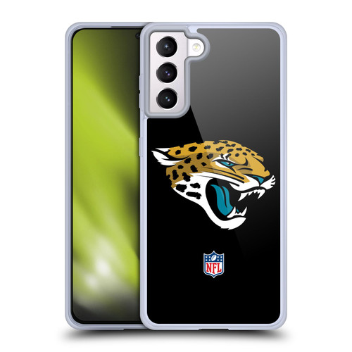 NFL Jacksonville Jaguars Logo Plain Soft Gel Case for Samsung Galaxy S21+ 5G