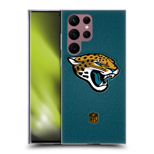NFL Jacksonville Jaguars Logo Football Soft Gel Case for Samsung Galaxy S22 Ultra 5G