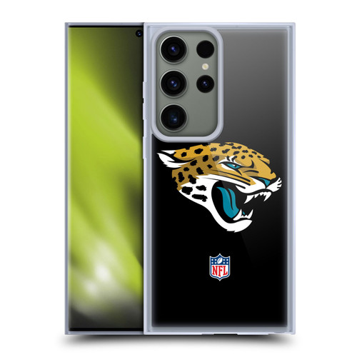 NFL Jacksonville Jaguars Logo Plain Soft Gel Case for Samsung Galaxy S23 Ultra 5G
