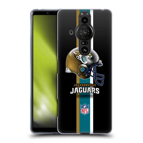 NFL Jacksonville Jaguars Logo Helmet Soft Gel Case for Sony Xperia Pro-I