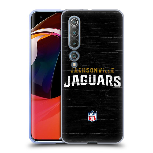 NFL Jacksonville Jaguars Logo Distressed Look Soft Gel Case for Xiaomi Mi 10 5G / Mi 10 Pro 5G