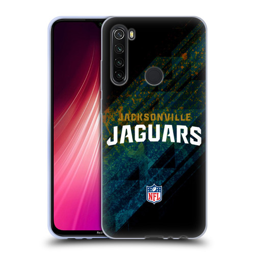 NFL Jacksonville Jaguars Logo Blur Soft Gel Case for Xiaomi Redmi Note 8T