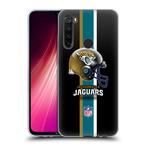 NFL Jacksonville Jaguars Logo Helmet Soft Gel Case for Xiaomi Redmi Note 8T