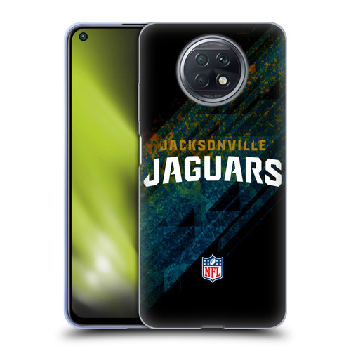 NFL Jacksonville Jaguars Logo Blur Soft Gel Case for Xiaomi Redmi Note 9T 5G