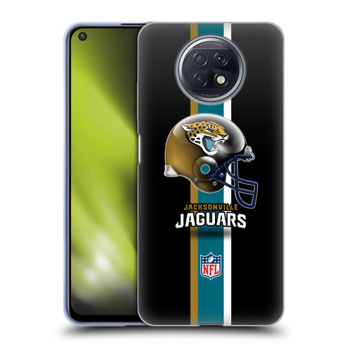 NFL Jacksonville Jaguars Logo Helmet Soft Gel Case for Xiaomi Redmi Note 9T 5G