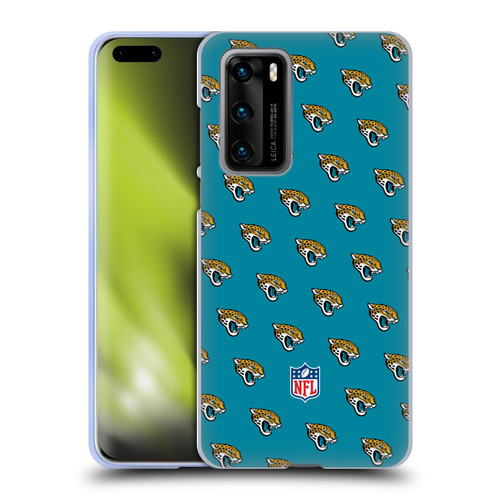 NFL Jacksonville Jaguars Artwork Patterns Soft Gel Case for Huawei P40 5G