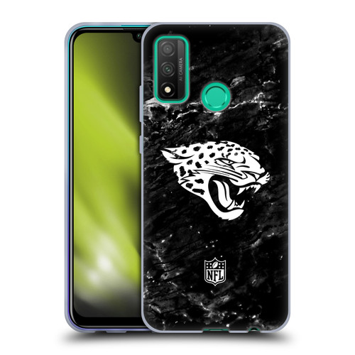 NFL Jacksonville Jaguars Artwork Marble Soft Gel Case for Huawei P Smart (2020)