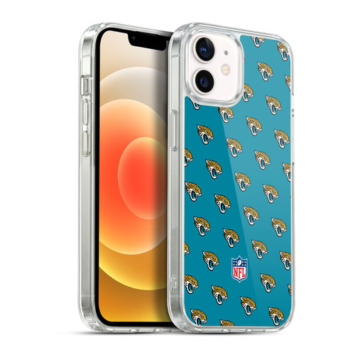 NFL Jacksonville Jaguars Artwork Patterns Soft Gel Case for Apple iPhone 12 / iPhone 12 Pro & MagSafe