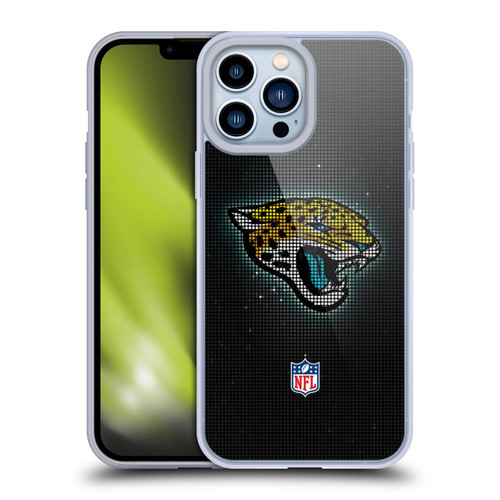 NFL Jacksonville Jaguars Artwork LED Soft Gel Case for Apple iPhone 13 Pro Max