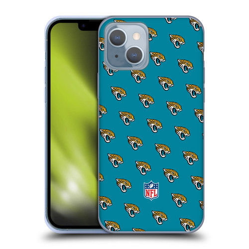 NFL Jacksonville Jaguars Artwork Patterns Soft Gel Case for Apple iPhone 14